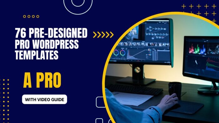 76 Pre-designed wordpress website templates