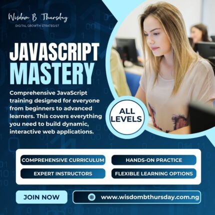 JavaScript Mastery: From Basics to Advanced – Build Dynamic Web Skills